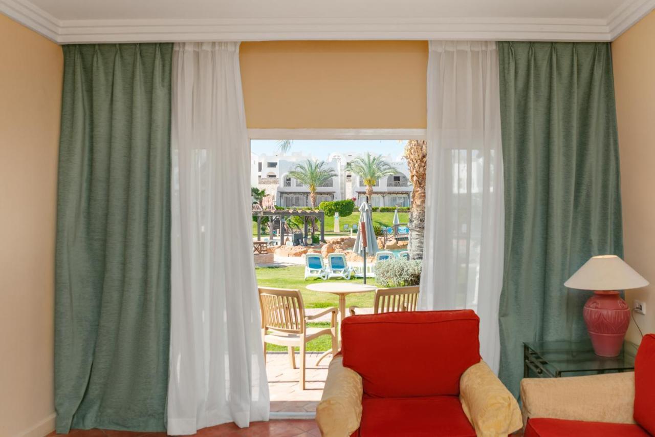 Sharm Dreams Vacation Club - Aqua Park Hotel Bagian luar foto Curtains